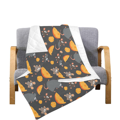 Rat Pattern Print Design 04 Premium Quilt