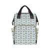 Aloha Hawaii island Design Themed Print Diaper Bag Backpack