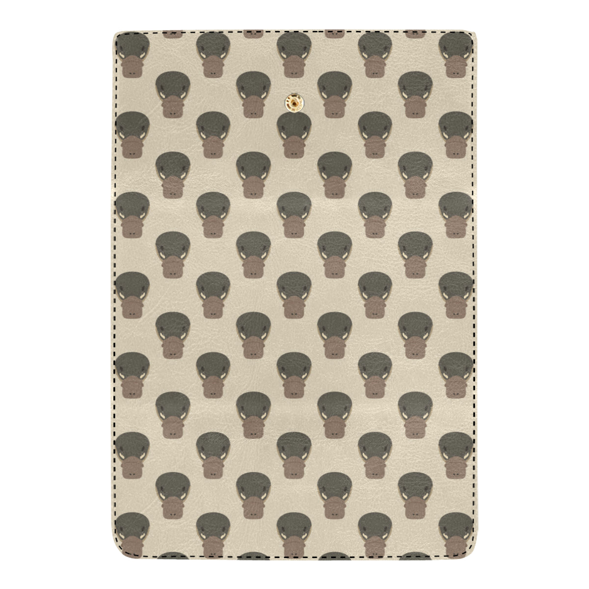 Platypus Pattern Print Design A03 Women's Trifold Wallet