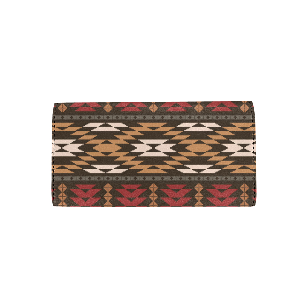 Native Pattern Print Design A02 Women's Trifold Wallet