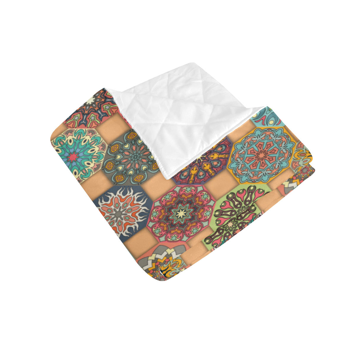 Boho Pattern Print Design 07 Premium Quilt