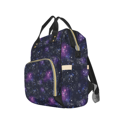 Cosmic Pattern Print Design 03 Diaper Bag Backpack