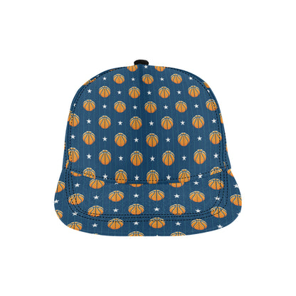 Basketball Star Print Pattern Snapback Cap