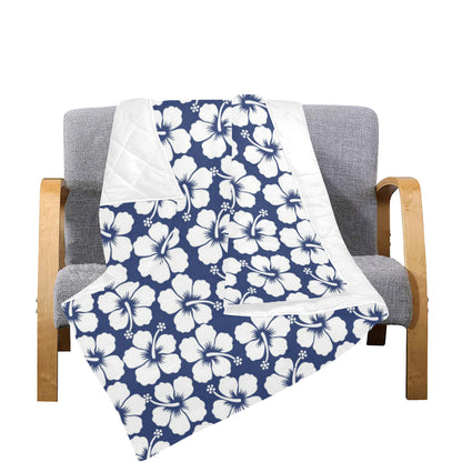 Hibiscus Pattern Print Design HB013 Premium Quilt