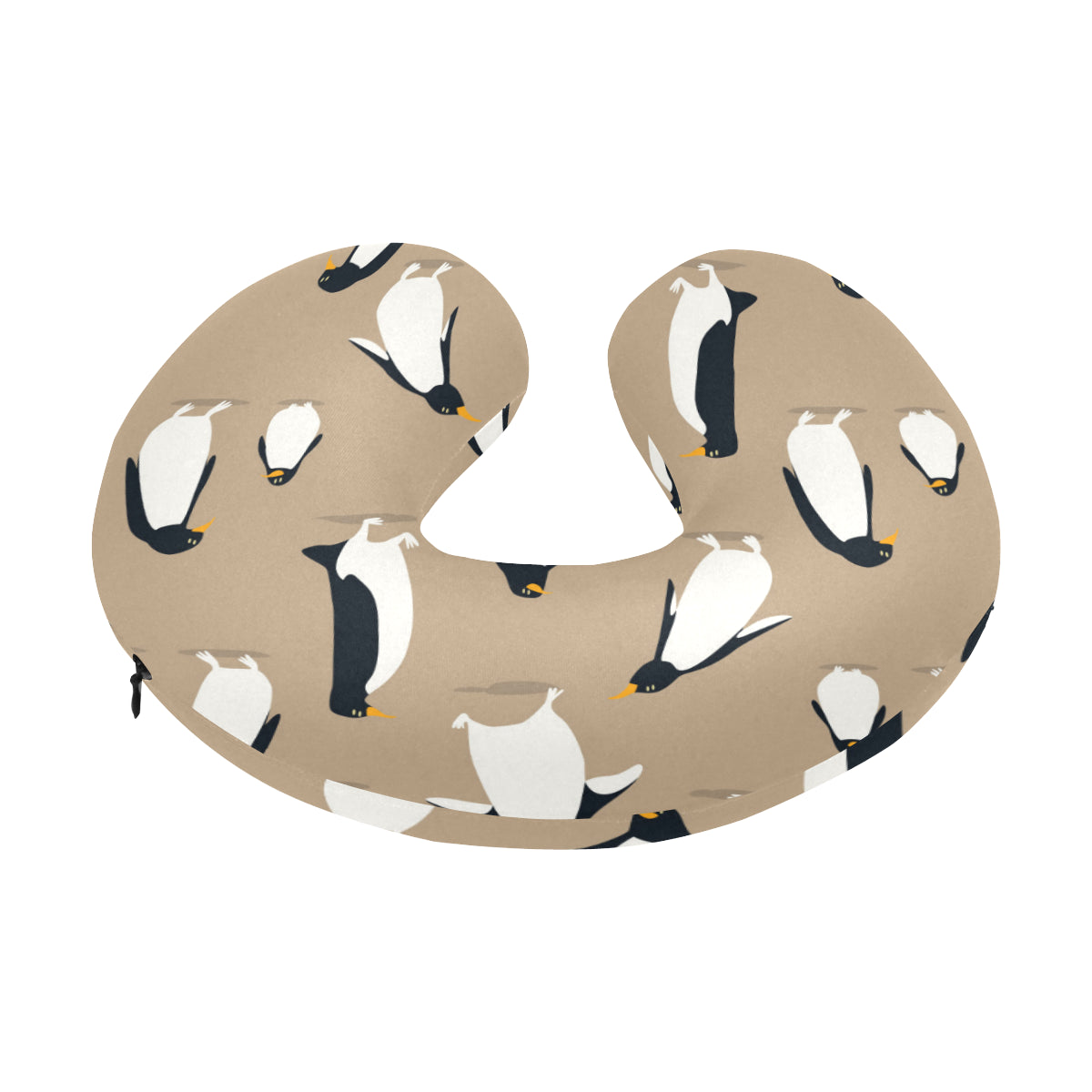 Penguin Pattern Print Design A01 U-Shaped Travel Neck Pillow