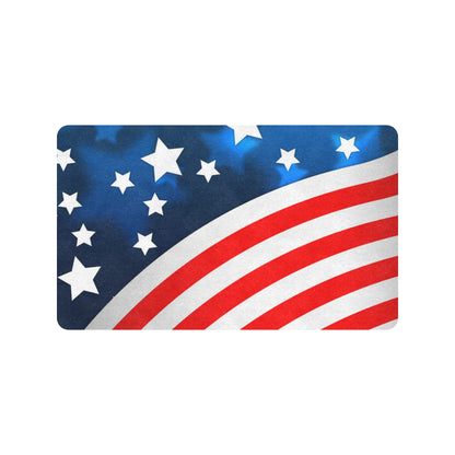 American flag Style Rubber Doormat