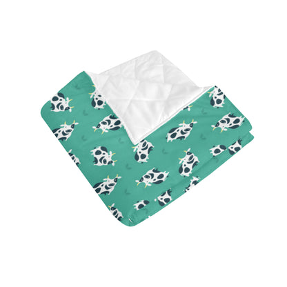 Cow Pattern Print Design 03 Premium Quilt