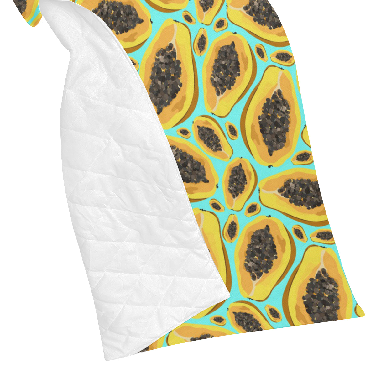 Papaya Pattern Print Design PP03 Premium Quilt