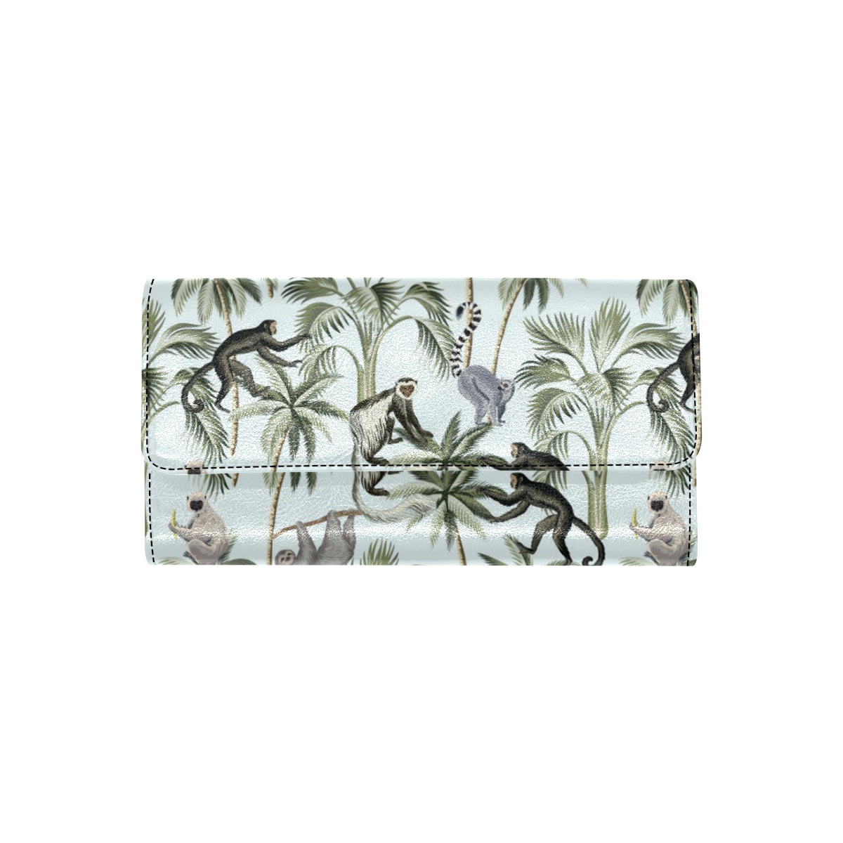 Rainforest Pattern Print Design RF04 Women's Trifold Wallet