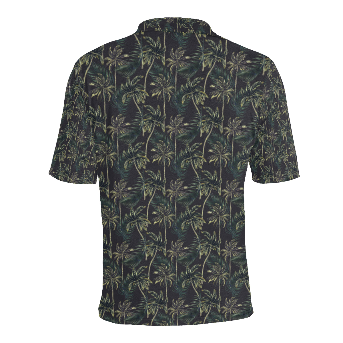 Palm Tree Background Design Print Men Polo Shirt