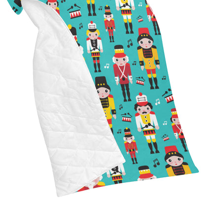 Nutcracker Pattern Print Design A03 Premium Quilt