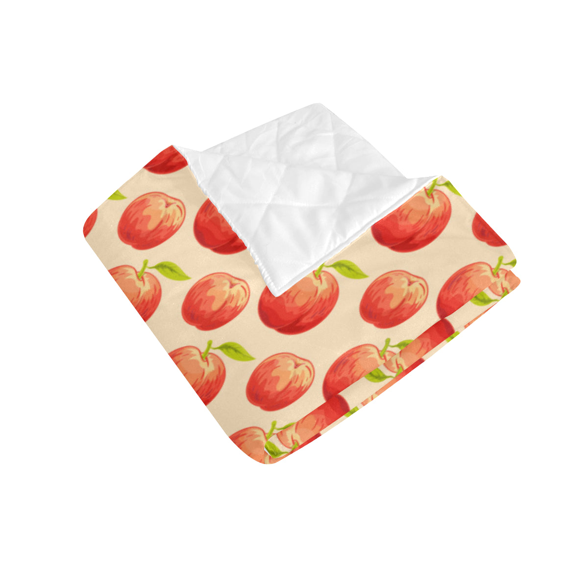 Peach Pattern Print Design A03 Premium Quilt