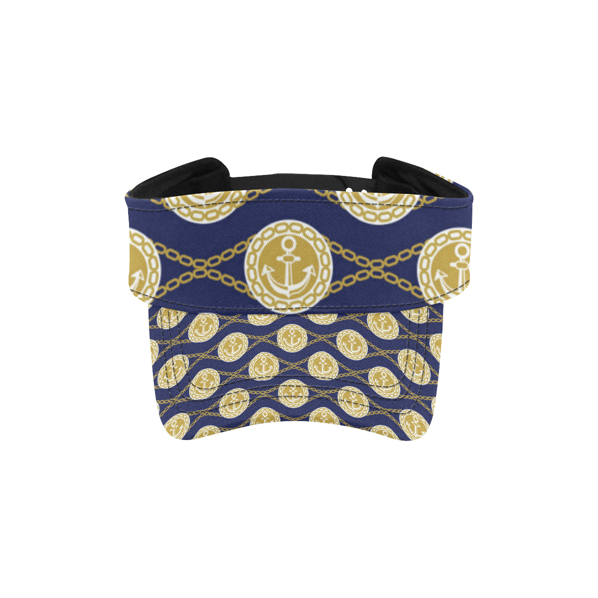 Anchor Luxury Pattern Unisex Sun Visor