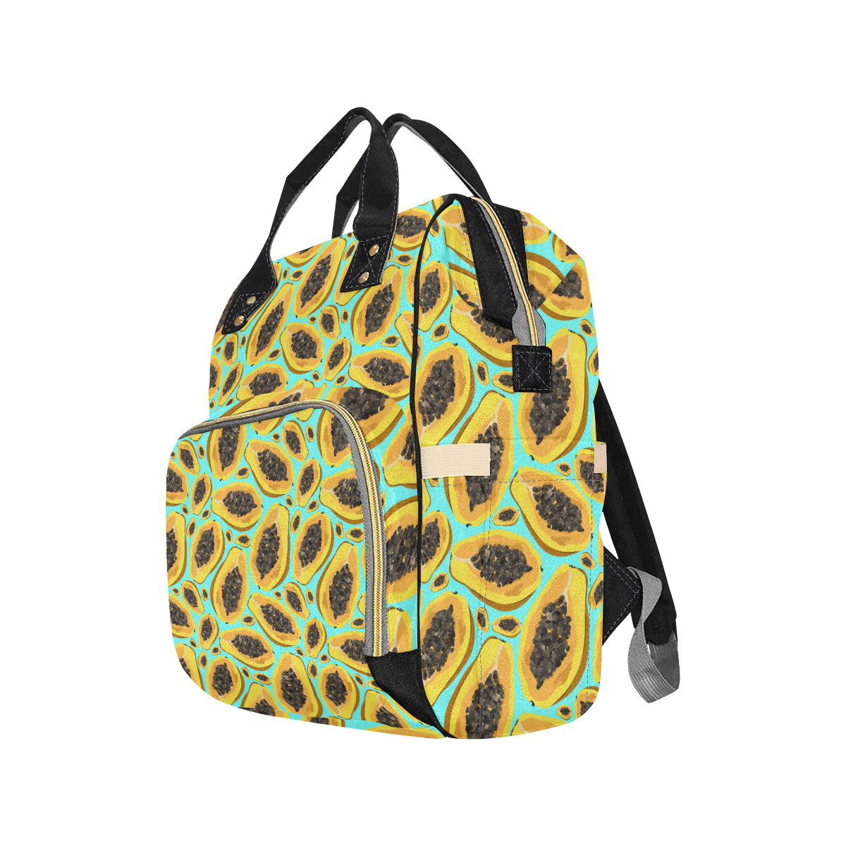 Papaya Pattern Print Design PP03 Diaper Bag Backpack