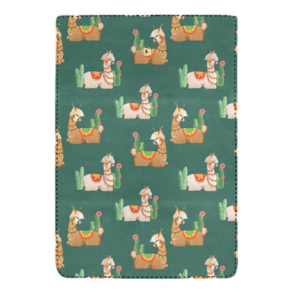 Llama Cactus Pattern Print Design 07 Women's Trifold Wallet