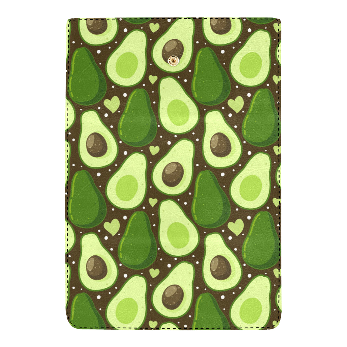 Avocado Pattern Print Design AC04 Women's Trifold Wallet