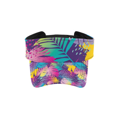 Palm Leaf Pattern Print Design A04 Unisex Sun Visor