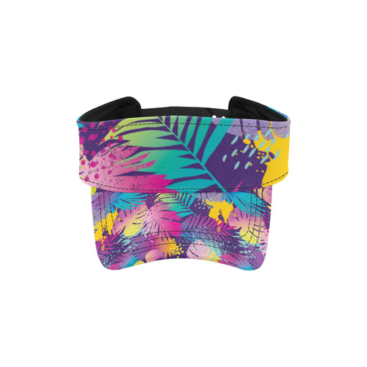 Palm Leaf Pattern Print Design A04 Unisex Sun Visor