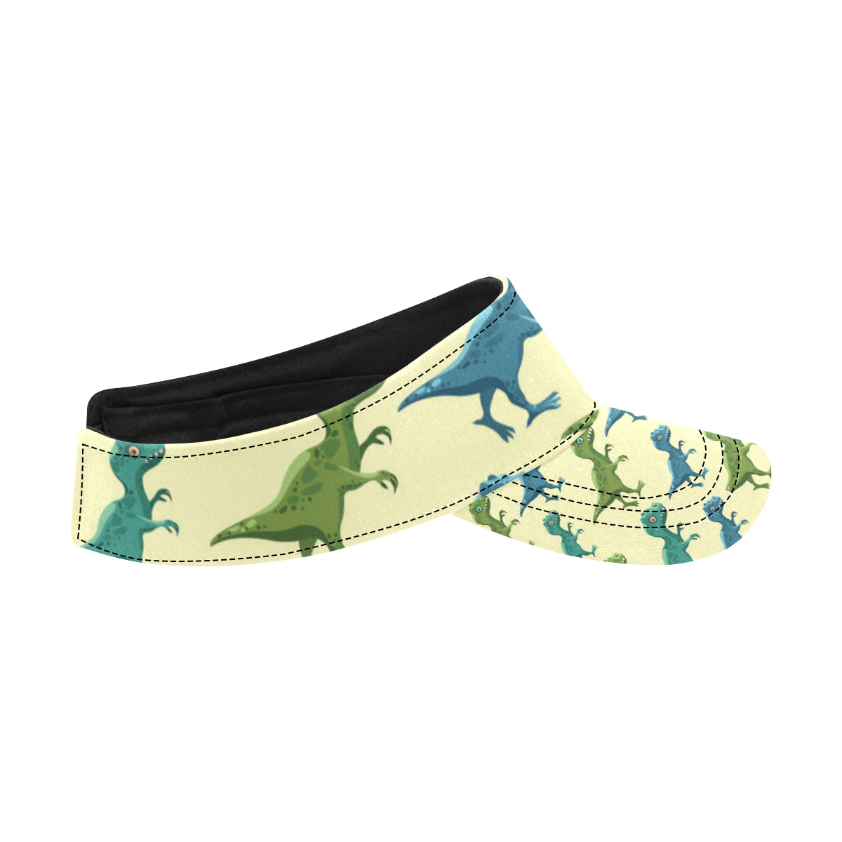 T Rex Pattern Print Design A04 Unisex Sun Visor