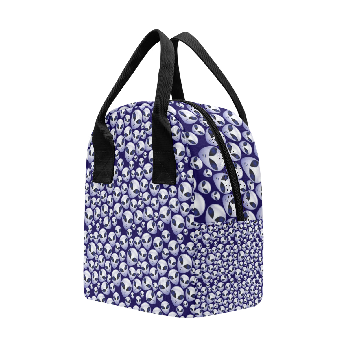Alien Head Extraterrestrial Insulated Lunch Bag