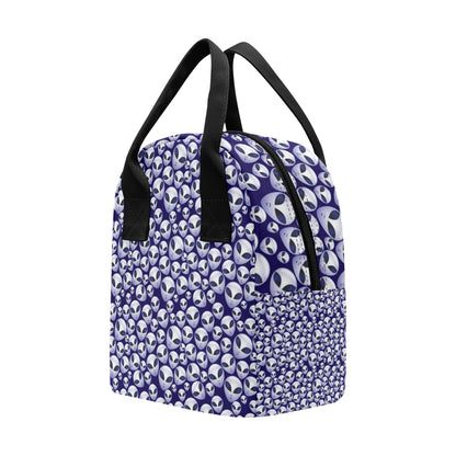 Alien Head Extraterrestrial Insulated Lunch Bag