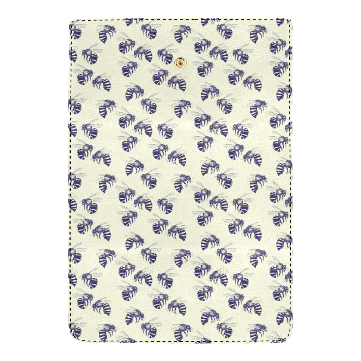Bee Pattern Print Design 02 Women's Trifold Wallet