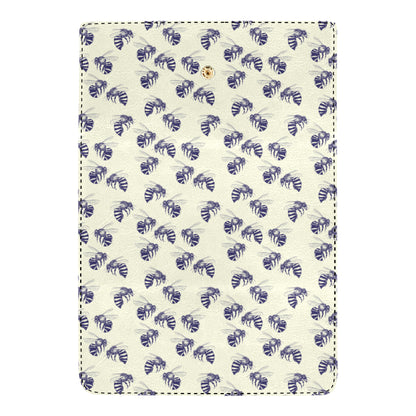 Bee Pattern Print Design 02 Women's Trifold Wallet