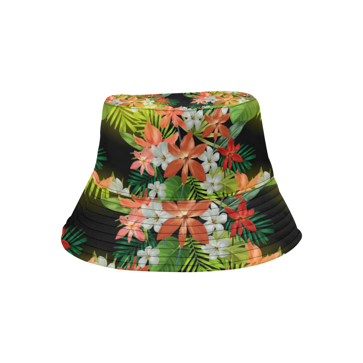 Amaryllis Pattern Print Design AL07 Unisex Bucket Hat