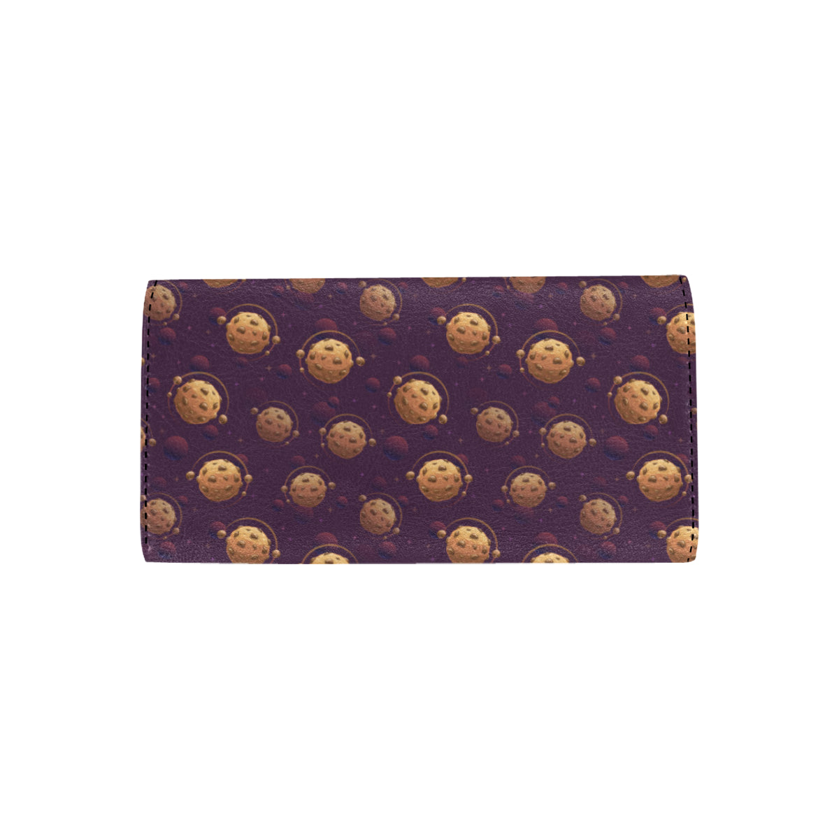 Cookie Pattern Print Design 03 Women's Trifold Wallet