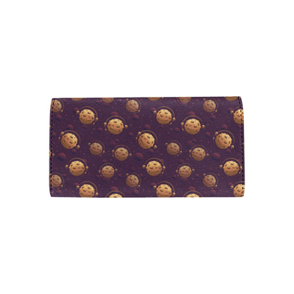 Cookie Pattern Print Design 03 Women's Trifold Wallet