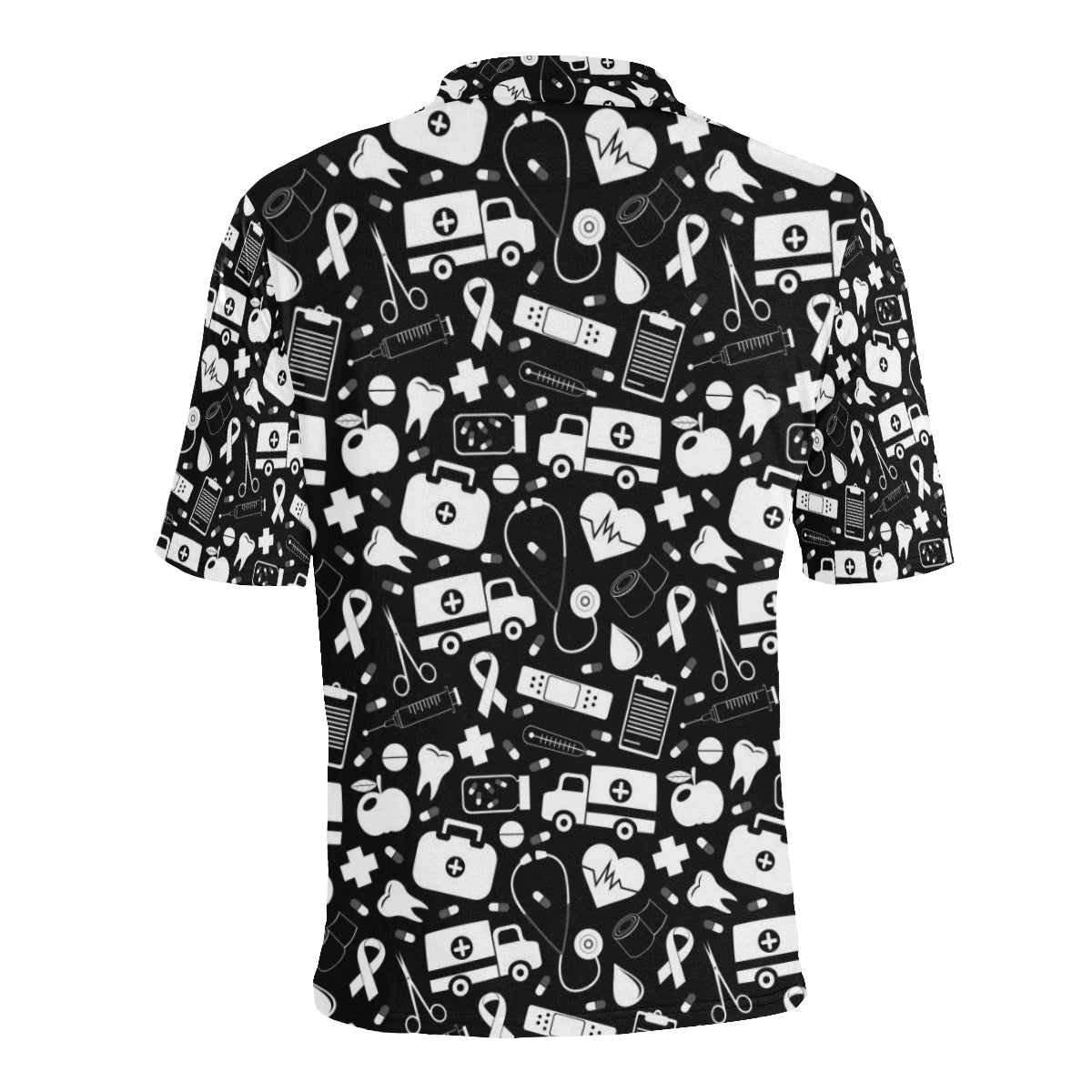 Medical Pattern Print Design 01 Men Polo Shirt