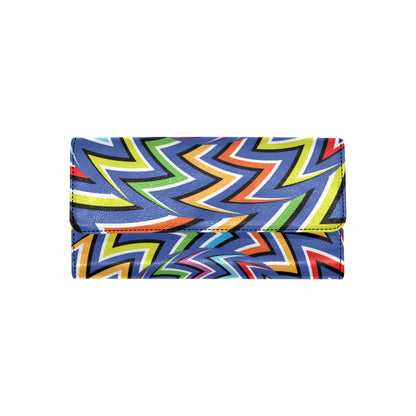 Optical illusion Pattern Print Design A02 Women's Trifold Wallet