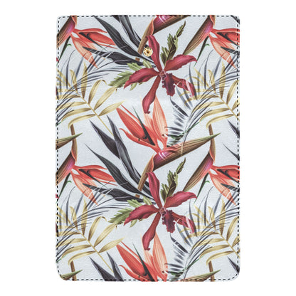 Tropical Flower Pattern Print Design TF021 Women's Trifold Wallet