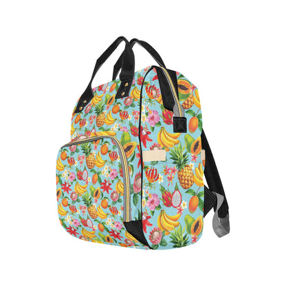 Tropical Fruits Pattern Print Design TF01 Diaper Bag Backpack