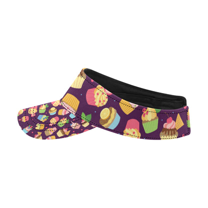 Cupcake Pattern Print Design 05 Unisex Sun Visor