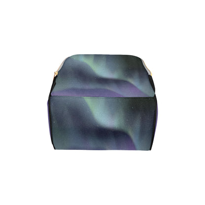Aurora Borealis Pattern Print Design 01 Diaper Bag Backpack