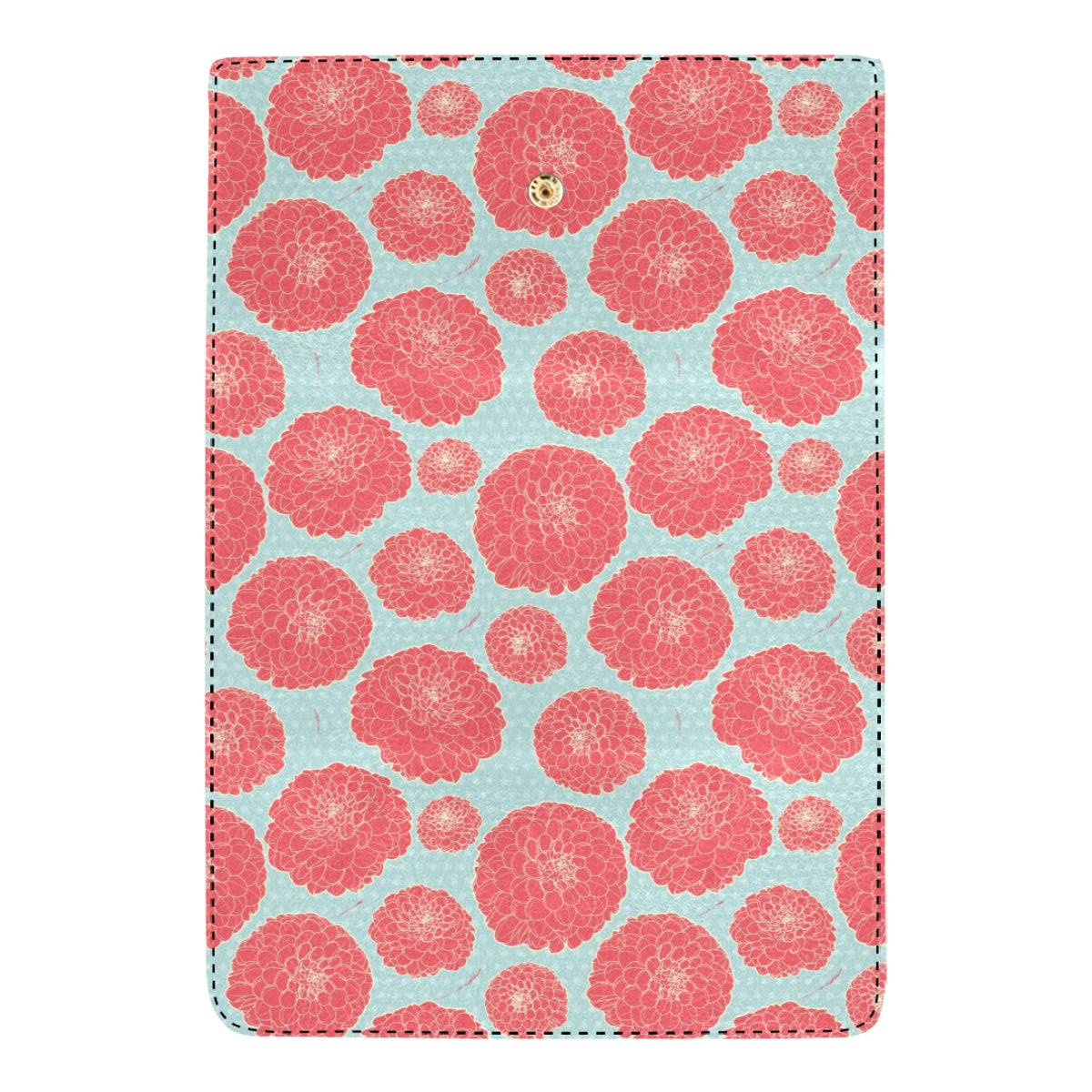 Marigold Pattern Print Design MR03 Women's Trifold Wallet
