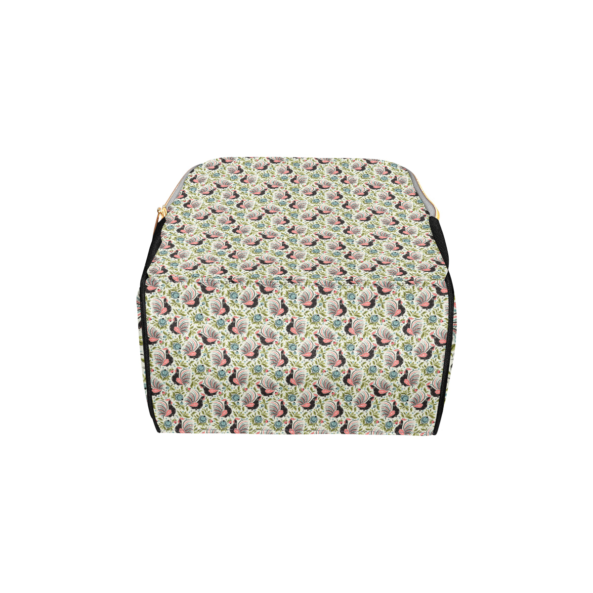 Rooster Print Design Diaper Bag Backpack