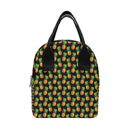 Pineapple Cute Print Design Pattern Insulated Lunch Bag