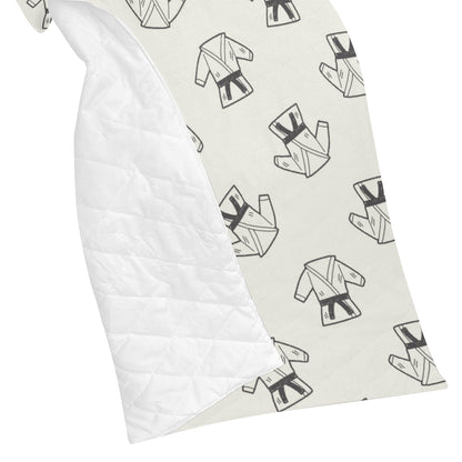 Karate Pattern Print Design 01 Premium Quilt