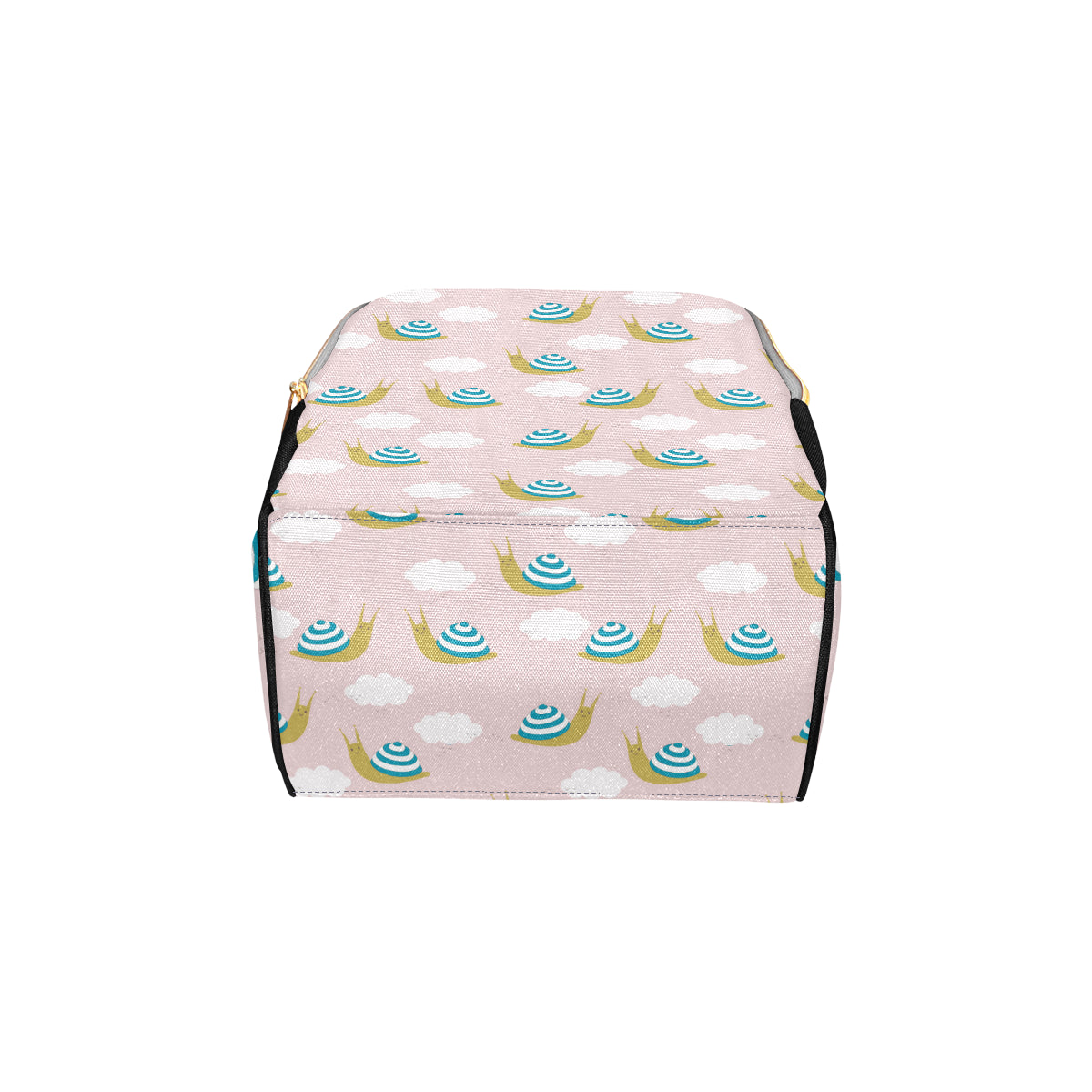 Snail Pattern Print Design 02 Diaper Bag Backpack