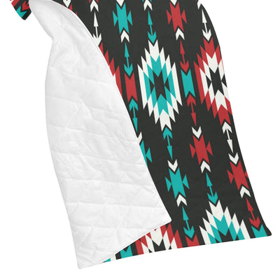 Native Pattern Print Design A08 Premium Quilt