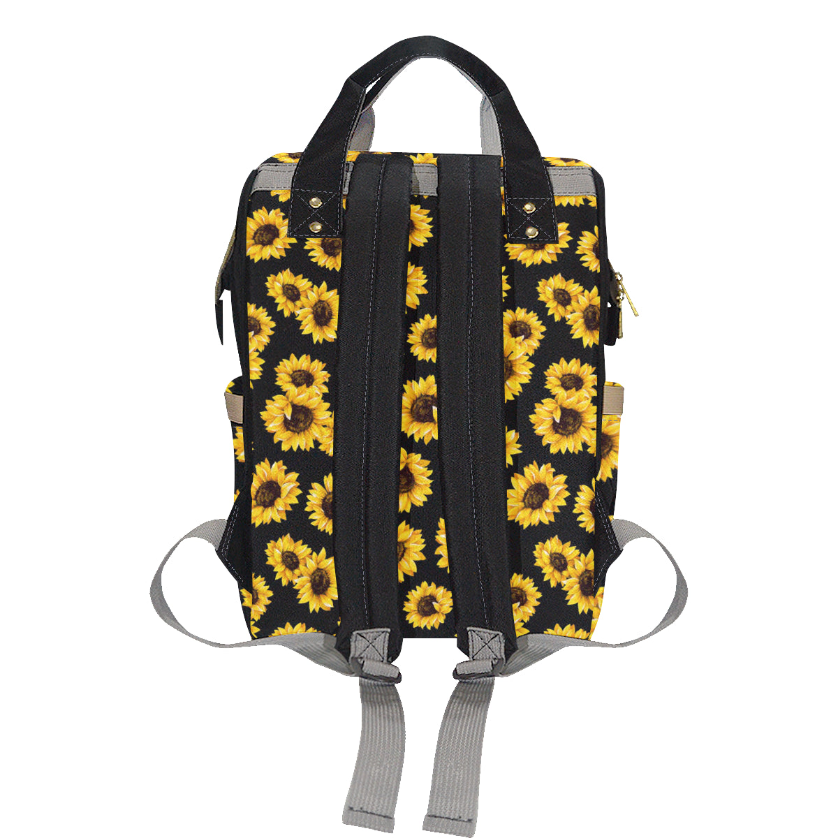 Sunflower Pattern Print Design SF05 Diaper Bag Backpack