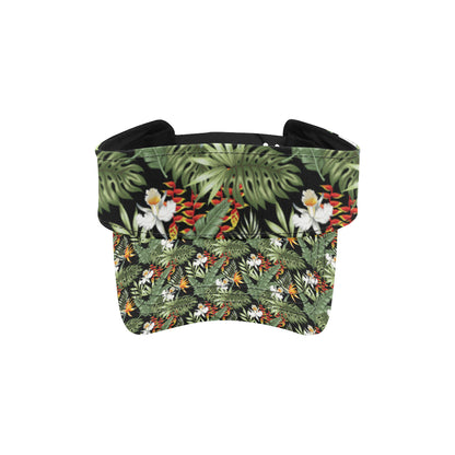 Bird Of Paradise Pattern Print Design 02 Unisex Sun Visor