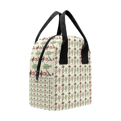 Western Cowboy Print Insulated Lunch Bag