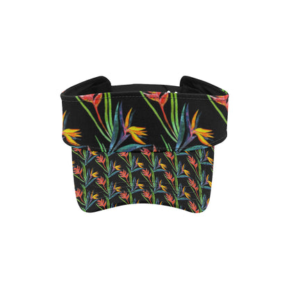 Heliconia Pattern Print Design HL04 Unisex Sun Visor