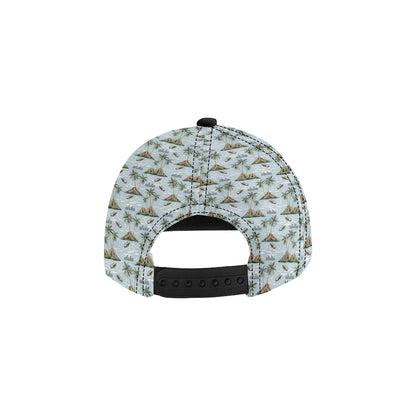 Aloha Hawaii island Design Themed Print Snapback Cap