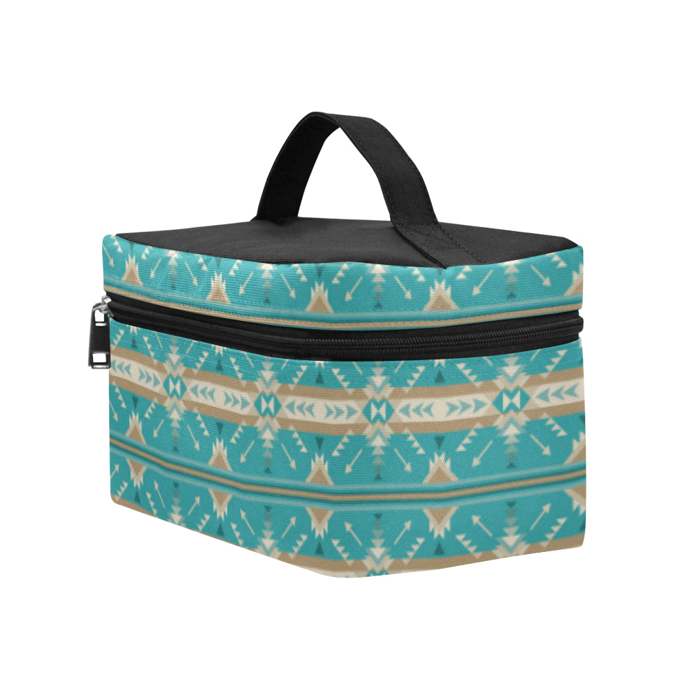 Southwest Native Design Themed Print Makeup Bag