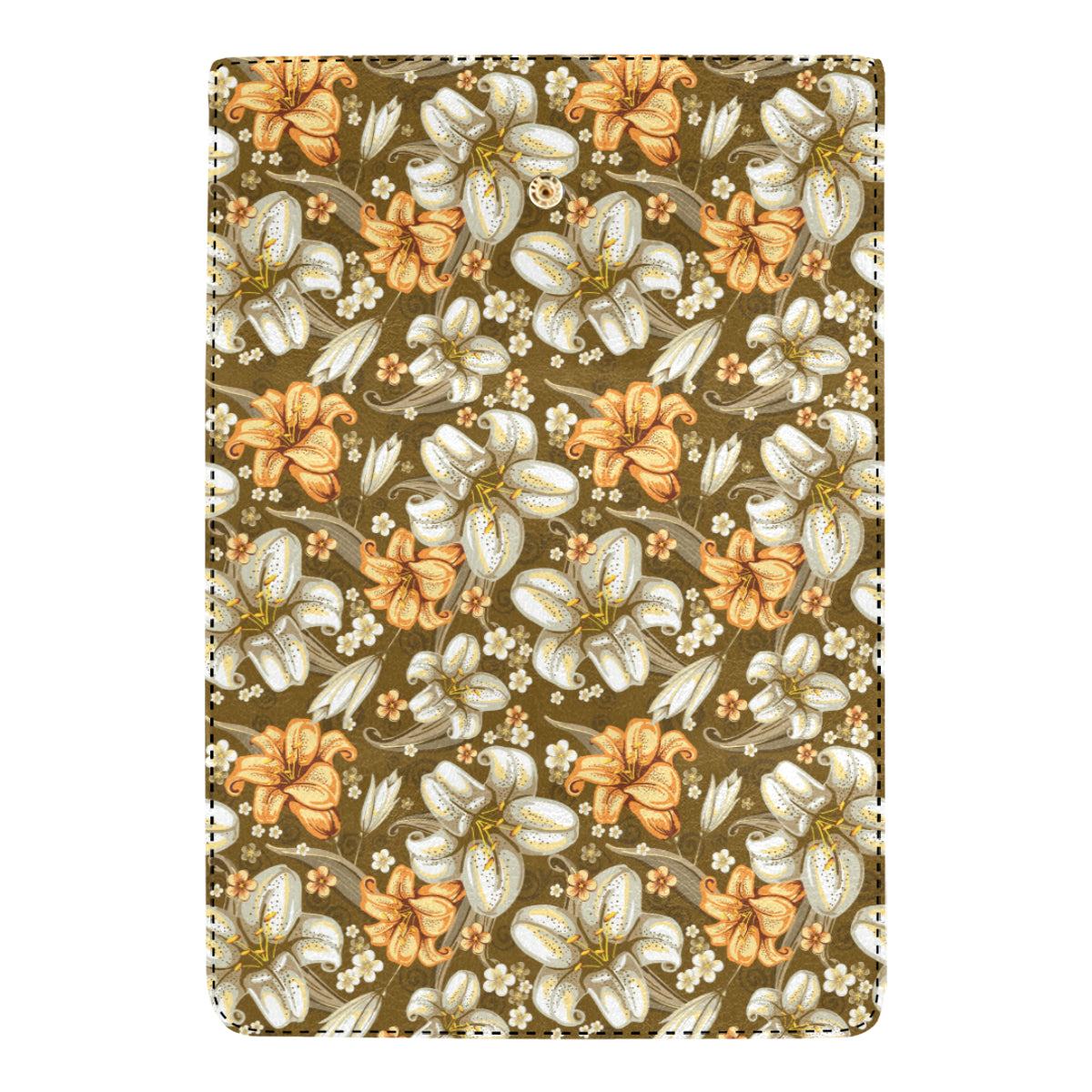 Lily Pattern Print Design 01 Women's Trifold Wallet