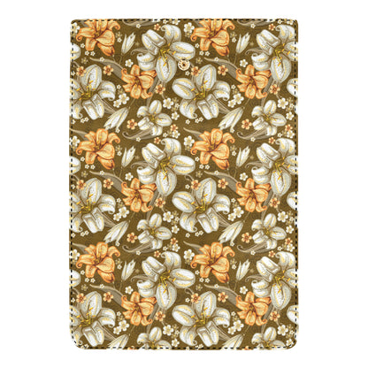 Lily Pattern Print Design 01 Women's Trifold Wallet